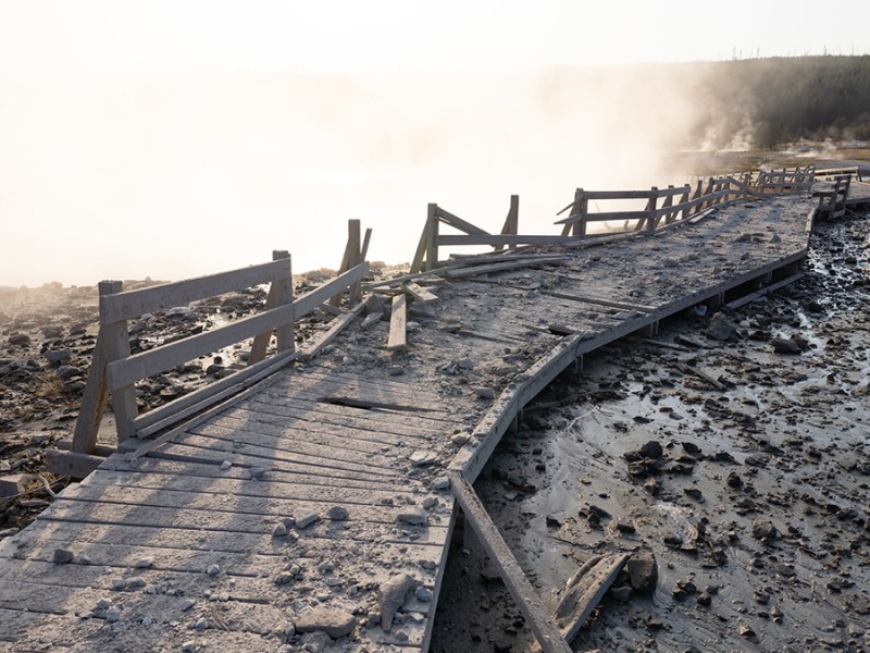 Hydrothermal Hazards on Display in Yellowstone National Park