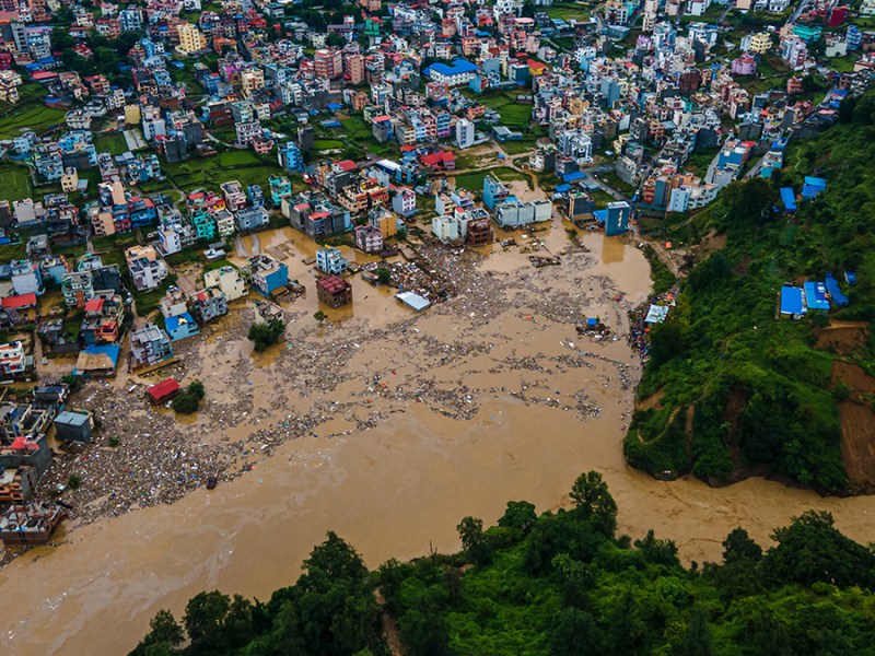 Climate Change Amplified the Effects of Extreme Rainfall in Nepal