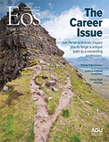 Cover of the September 2021 issue of Eos