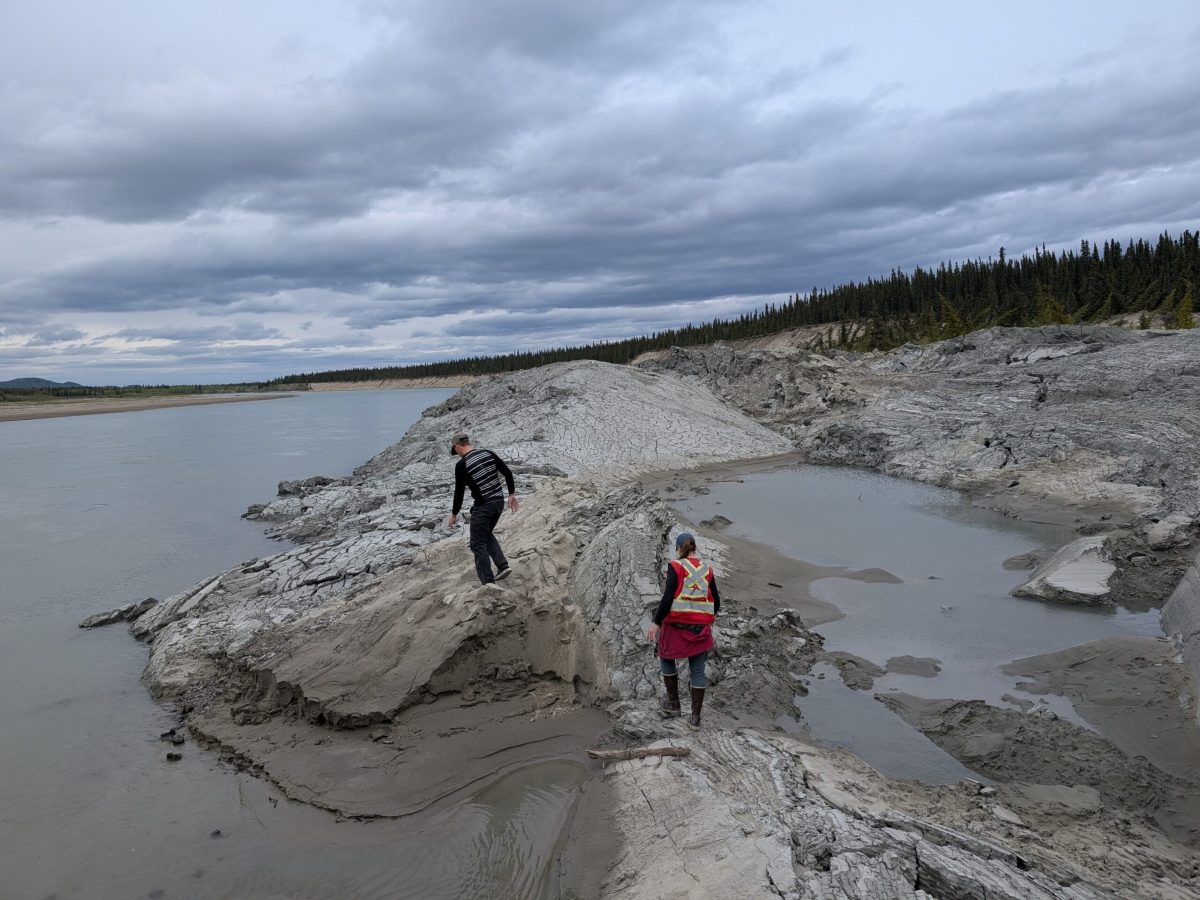 Images of the May 2025 Yukon River landslide