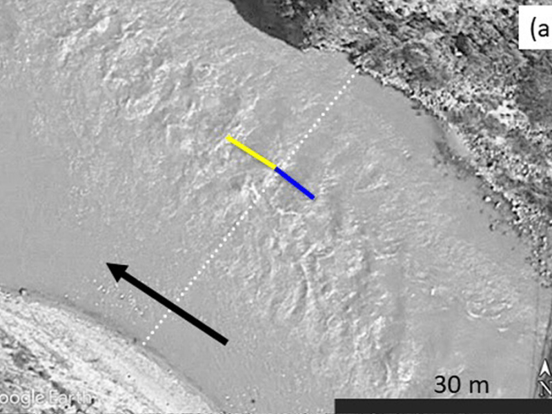 Inferring River Discharge from Google Earth Images